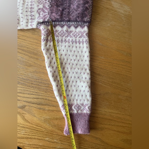 Dale of Norway Wool Cardigan Sweater Women Size M/L Après Ski Snowflake Pattern - Picture 14 of 14